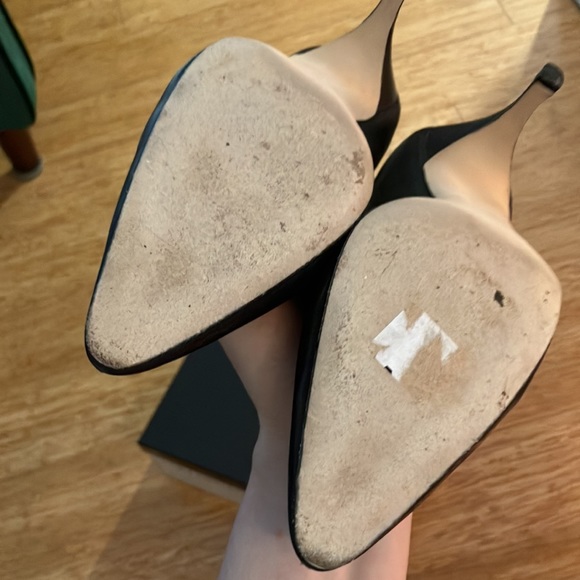 Formal black fabric Silvia Florentina beaded ornament pumps - Picture 13 of 13